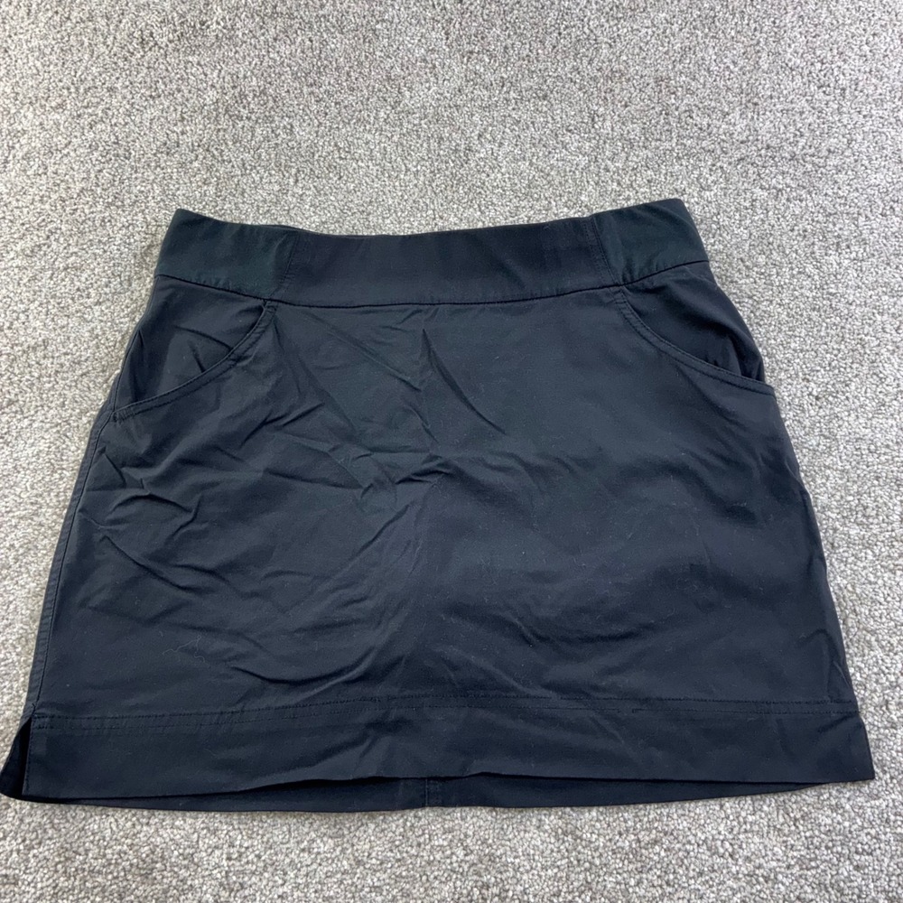 Columbia Sportswear Womens Black Skort Size L Gorpcore Outdoor Casual Pickleball